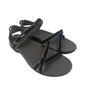 Teva Verra Sandal Black & Gray Hiking Sandal Women's 10 Gorp Gorpcore Boho